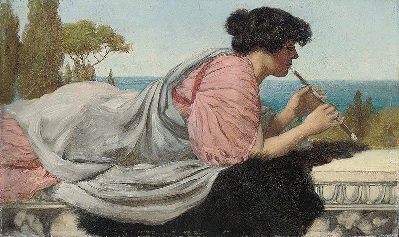 John William Godward The Melody, circa